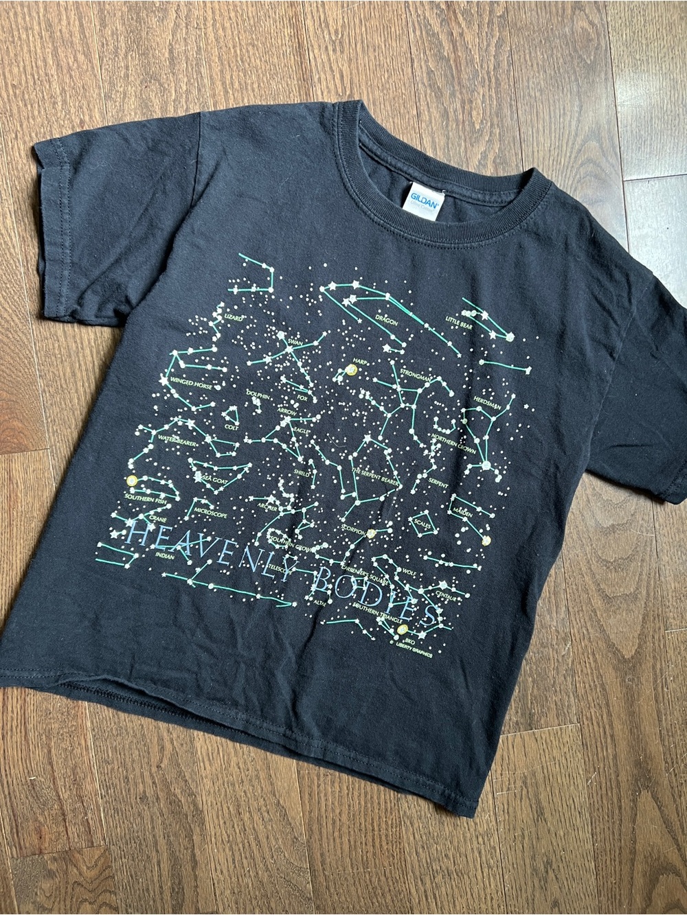 Kids Black 'Heavenly Bodies' Constellation Tee liberty graphics size youth small